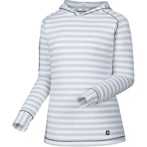 FootJoy Women\'s Melange Pullover Hoodie 2103546-White  Size 2xl, white