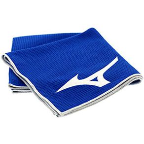 Mizuno Microfiber Tour Towel 2103634-Blue/White, blue/white