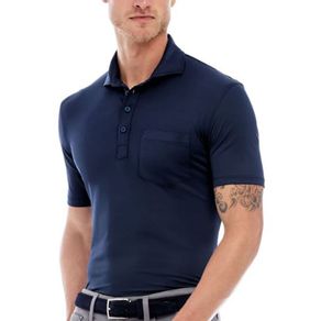 G/FORE Men\'s Solid Polo 2104441-Twilight  Size sm, twilight