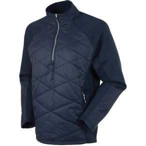 Sunice Men\'s Duke Hybrid Pullover 2111621-Midnight/Magnesium  Size md, midnight/magnesium