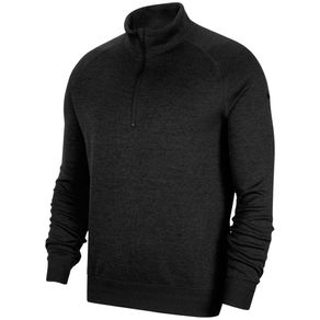 Nike Men\'s Dri-Fit Player 1/2 Zip Pullover 2112857-Black/Black  Size sm, black/black