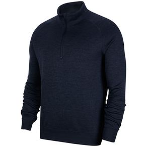 Nike Men\'s Dri-Fit Player 1/2 Zip Pullover 2112866-Obsidian/Obsidian  Size 2xl, obsidian/obsidian