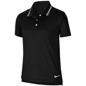 Nike Juniors\' Dri-FiT Girlsâ Victory Polo 2113240-Black/White  Size xl, black/white