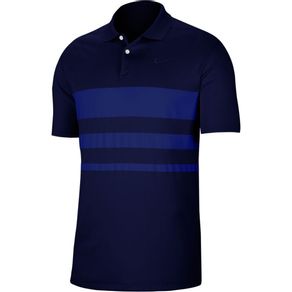 Nike Men\'s Dri-Fit Vapor Wide Stripe Polo 2113380-Blue Void/Deep Royal Blue/Blue Void  Size sm, blue void/deep royal blue/blue void