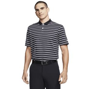 Nike Men\'s Dri-Fit Victory Striped Polo 2113659-Black/Gridiron/White/White  Size 2xl, black/gridiron/white/white