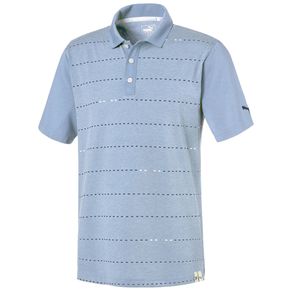 Puma Men\'s Fusion Dot Polo 2116827-Blue Bell  Size md, blue bell