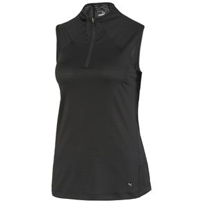 Puma Women\'s Daily Sleeveless Mockneck 2117179-Puma Black  Size lg, puma black