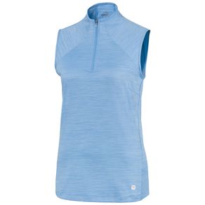 Puma Women\'s Daily Sleeveless Mockneck 2117190-Ethereal Blue Heather  Size md, ethereal blue heather