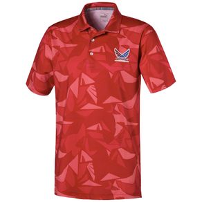 Puma Men\'s Volition Americamo Polo 2118454-Barbados Cherry  Size sm, barbados cherry