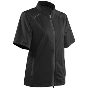 Sun Mountain Women\'s Short Sleeve Rainflex Jacket 2119188-Black  Size sm, black