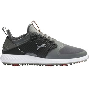 Puma Men\'s Ignite PWRADAPT Caged Golf Shoes 2119 Size 81 Size 8-Quiet Shade/Puma Silver/Puma Black  Size 8 M, quiet shade/puma silver/puma black