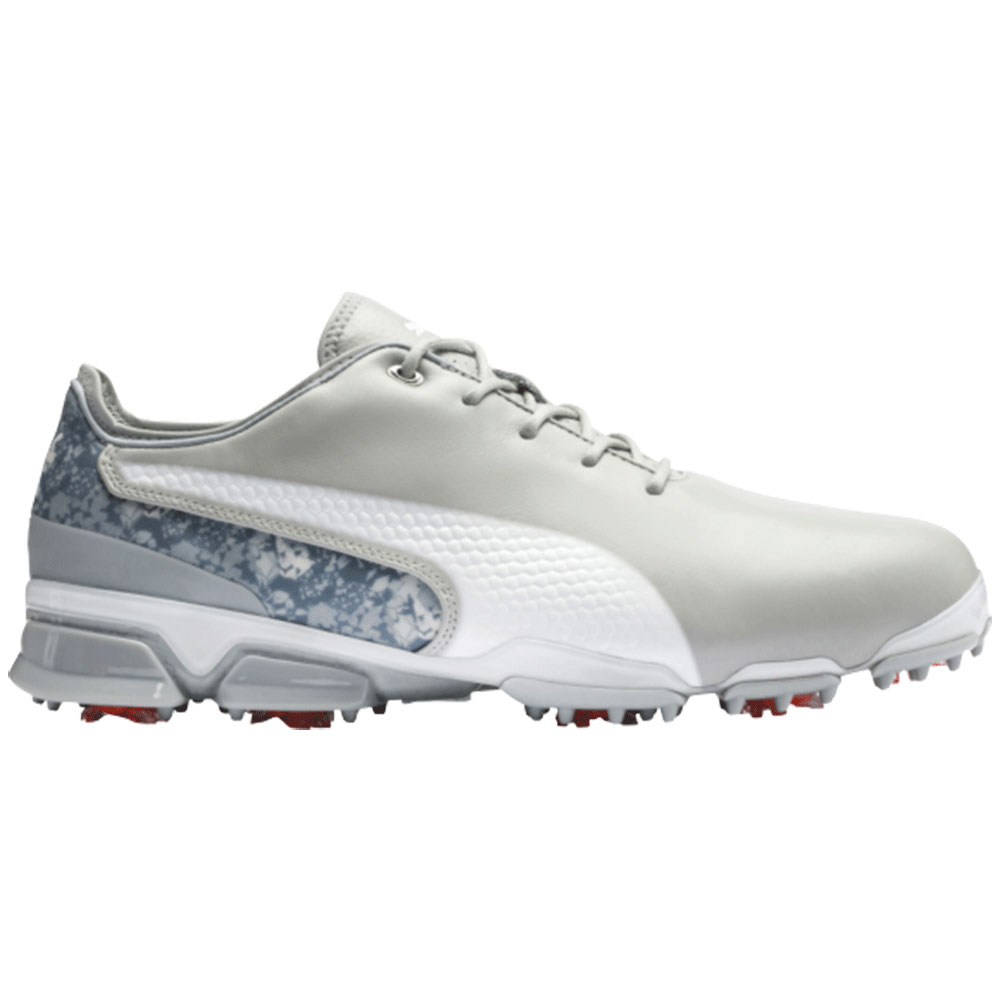 Puma Men\'s Ignite PROADAPT Tournament Golf Shoes  Size 13, High Rise/Puma White