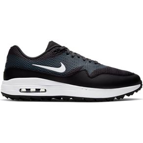 Nike Men\'s Air Max 1 G Spikeless Golf Shoes 212152 Size 7-Black/White  Size 7 M, black/white