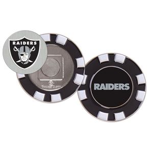 Team Effort Las Vegas Raiders Poker Chip Ball Marker 2122133-Las Vegas Raiders
