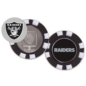 Team Effort Las Vegas Raiders Poker Chip Ball Marker 2122133-Las Vegas Raiders