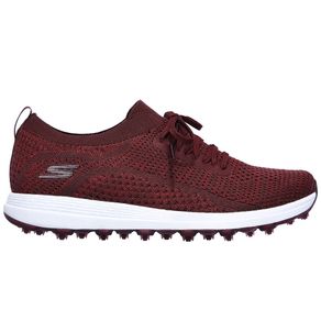 Skechers Women\'s Go Golf Max Glitter Spikeless Golf Shoes 2122384-Burgundy  Size 7 M, burgundy