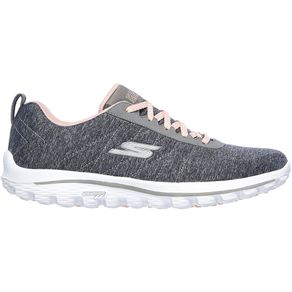 Skechers Women\'s Go Golf Walk Sport Spikeless Golf Shoes 2122458-Gray/Pink  Size 5.5 M, gray/pink