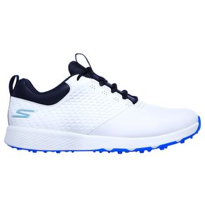 Skechers Men\'s Go Golf Elite V.4 Spikeless Golf Shoes 2122738-White/Navy  Size 9 M, white/navy