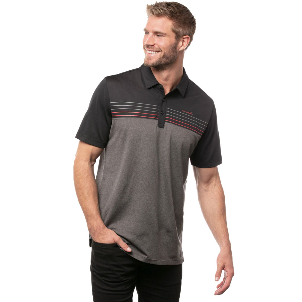 TravisMathew Men\'s Cainsville Polo  Size 2XL, Black