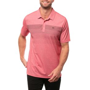Travi Size smathew Men\'s Two Min Drill Polo 2123464-Heather Scooter  Size sm, heather scooter