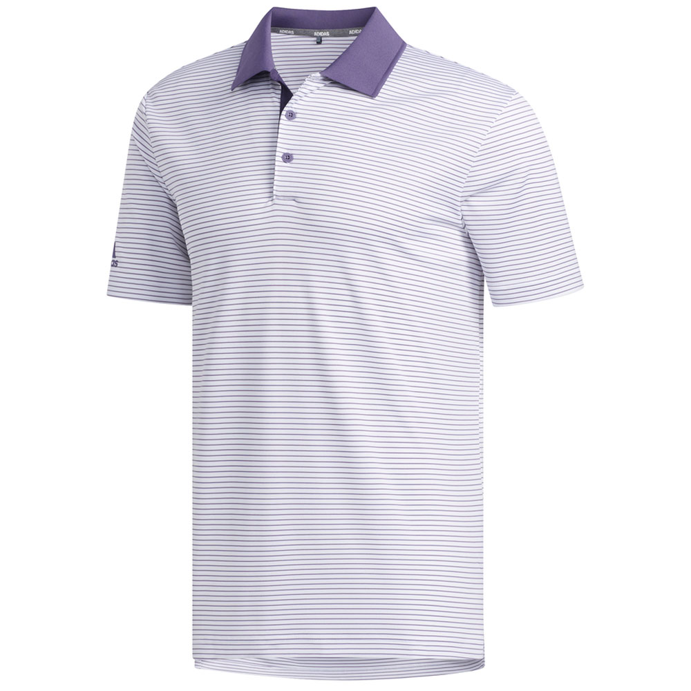 adidas Men\'s Two Color Club Stripe Polo  Size XL, Trace Royal/Collegiate Navy