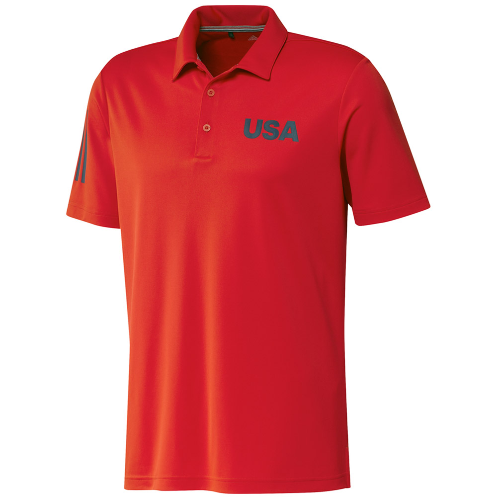 adidas Men\'s USA Golf Polo  Size XL, Dark Blue