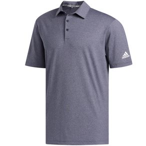 adidas Men\'s Ultimate 2.0 Heather Polo 2125398-Collegiate Navy Melange  Size sm, collegiate navy melange