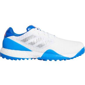 adidas Men\'s CodeChaos Sport Spikeless Golf Shoes 2127287-White/Blue/Red  Size 9 W, white/blue/red
