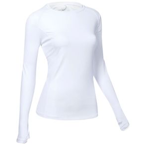 Zero Restriction Women\'s Rachel Long Sleeve T-Shirt 2135433-White  Size xs, white