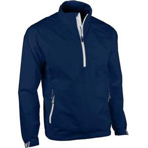 Zero Restriction Men\'s Power Torque 1/4 Zip Pullover 2135801-Navy/Metallic Silver  Size xl, navy/metallic silver