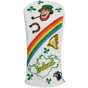 PRG Americas Lucky Charm  Size driver Headcover 2136073-White  Size driver, white