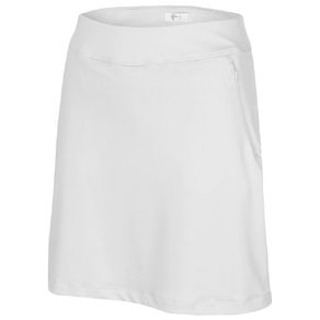 Greg Norman Women\'s Flounce Pull On Stretch Skort 2137085-White  Size 2xl/long, white