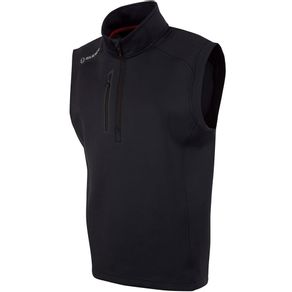 Sunice Men\'s Axel Stretch Thermal 1/2-Zip Vest 2138589-Black/Charcoal Melange  Size 3xl, black/charcoal melange