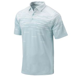 Columbia Men\'s Omni-Wick Rush Polo 2138940-Pale Blue  Size sm, pale blue