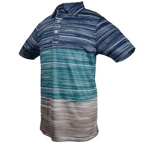 Garb Juniors\' Jace Boys Space Dyed Polo 2142563-Blue  Size md, blue