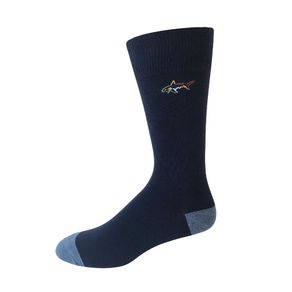 Greg Norman Men\'s Dress Socks 2145557-Navy/Denim  Size 7-12, navy/denim