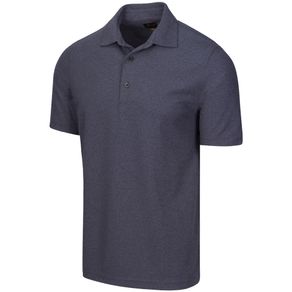 Greg Norman Men\'s Protek Heathered Micro Pique Polo 2145868-Navy Heather  Size sm, navy heather