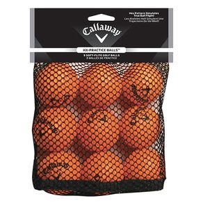 Callaway HX Soft Flight Practice Balls - 9 Pack 2147293-