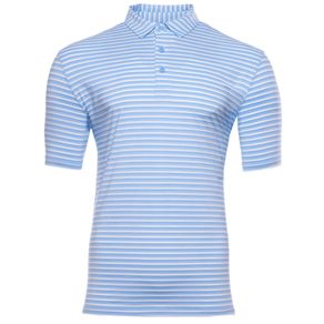 Ibkul Men\'s Melange Stripe Polo 2149328-Peri  Size 2xl, peri