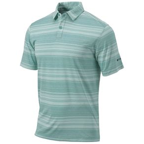 Columbia Men\'s Omni-Wick Slide Polo 2150538-Stone Blue  Size sm, stone blue