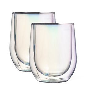 Corkcicle Stemless Glass Set 2151860-Prism, prism