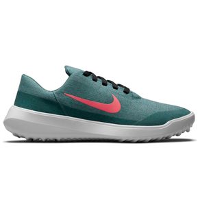 Nike Unisex Victory G Lite Spikeless Golf Shoes 2155104-Green Stone/Hot Punch/White  Size 7.5 M, green stone/hot punch/white