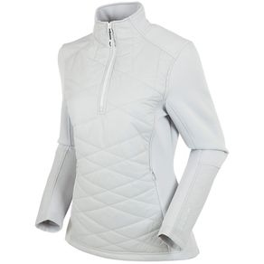 Sunice Women\'s Daisey Hybrid Thermal Stretch Pullover 2156111-Oyster  Size xl, oyster