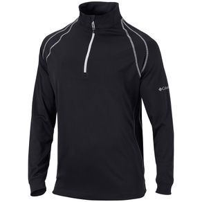 Columbia Men\'s Omni-Heat Range Session 1/4 Zip Pullover 2156238-Black  Size xl, black