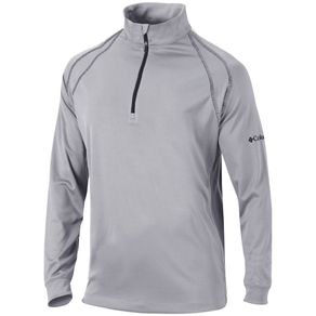 Columbia Men\'s Omni-Heat Range Session 1/4 Zip Pullover 2156241-Cool Gray  Size md, cool gray