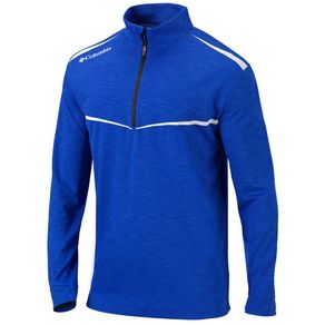 Columbia Men\'s Omni-Wick Scorecard 1/4 Zip Pullover 2156258-Azul  Size xl, azul