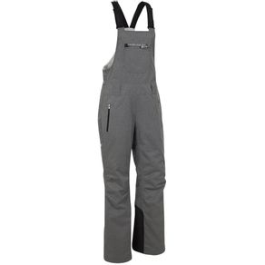 Sunice Women\'s Roxanna Waterproof Insulated Stretch Ski Overall Pants 2156550-Charcoal Flannel  Size 4, charcoal flannel