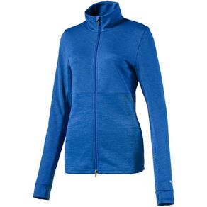 Puma Women\'s Heather Full Zip 2156756-Nebulas Blue Heather  Size xs, nebulas blue heather