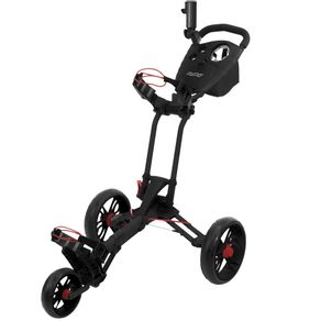 Bag Boy Spartan XL Push Cart 2158898-Black/Red, black/red