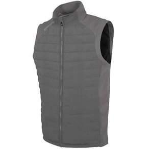 Sunice Men\'s Hamilton Thermal Hybrid Full Zip Vest 2159151-Charcoal  Size sm, charcoal
